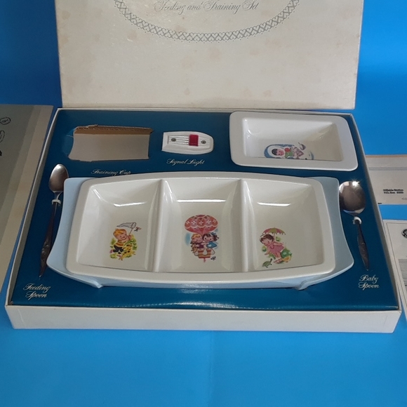 Vintage Used GE Heat 'n Serve Baby Dish Feeding and Training Set (Model D-4) - Picture 4 of 16